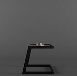 Столик журнальний кавовий в стилі Лофт 500х400х450 ЖС41, фото 7