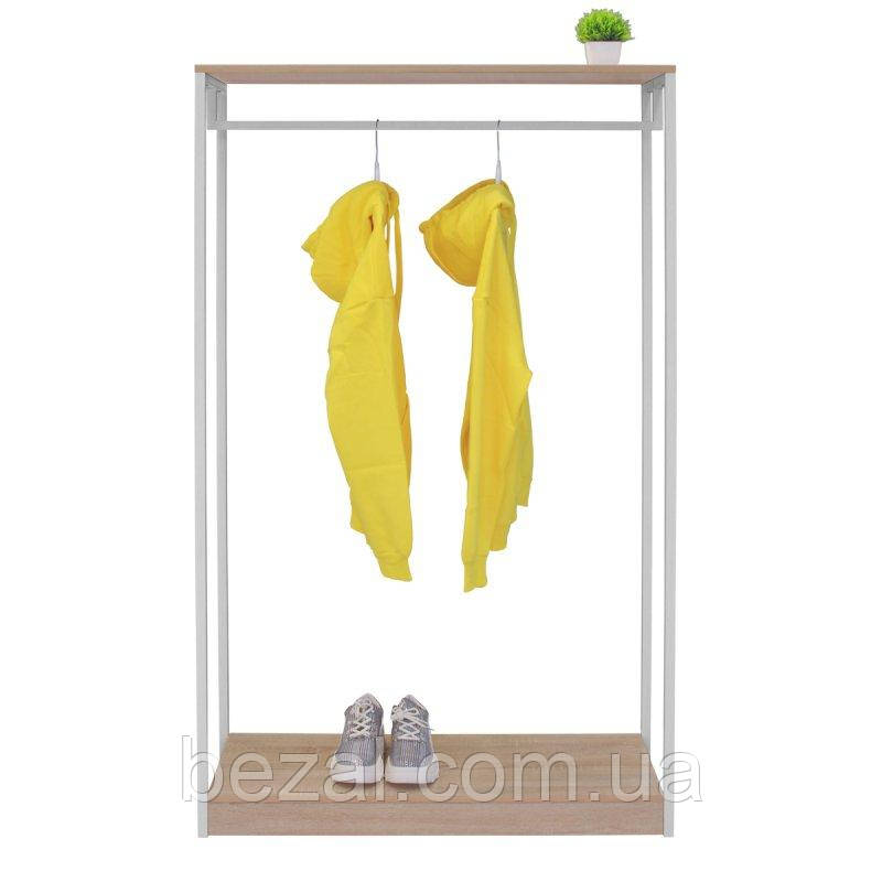 Вішалка стійка для одягу в стилі Лофт 1700х700х400мм ВШ114, фото 1