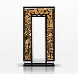 Дровниця з металу в стилі Лофт 800х300х1600 ДК11, фото 3