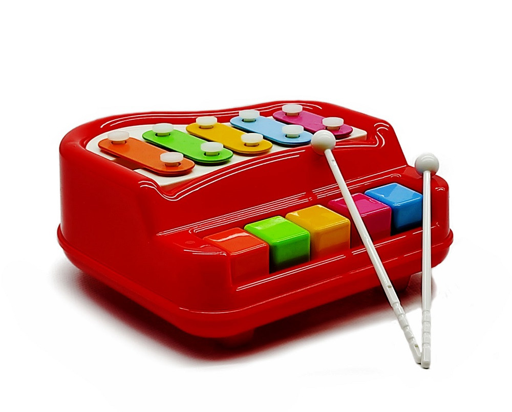 Ігровий набір Technok Toys «Ксилофон-фортепіано» червоний 8201-1