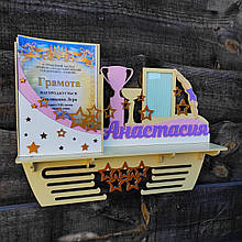 Тримач для медалей, холдер для медалей. Стрибки у воду. Медальниця зі стрибків у воду