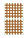 Крос тейп (Cross Tape), тип С, лист 98мм x 59мм, 2 решітки, різном. кольори, фото 2