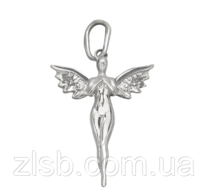 Срібний Кулон Ангел з Ланцюжком  1032кул, фото 1