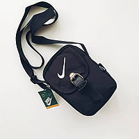 Мужской мессенджер, сумка мужская через плечо черная, спортивная барсетка Найк