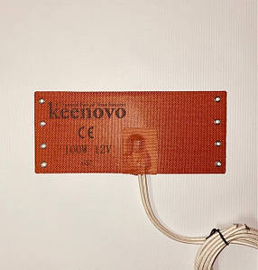 Підігрівач паливного фільтра бандажный 12В, 100Вт, 100х235мм, терморегулятор 65 градусів