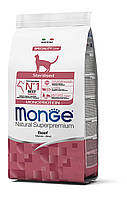 MONGE CAT Sterilised с говядиной - 1,5 кг