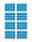 Крос тейп (Cross Tape), тип А, лист 99 мм x 64 мм, 8 отворів, різном. кольори, фото 3