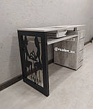 Стіл манікюрний LOFT правосторонній V438, фото 3