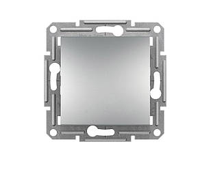 Asfora кнопковий вимикач 1-клавішний алюміній Schneider Electric, EPH0700161