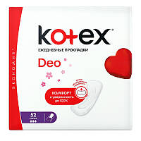 Прокладки щоденні Kotex 52шт Super Deo