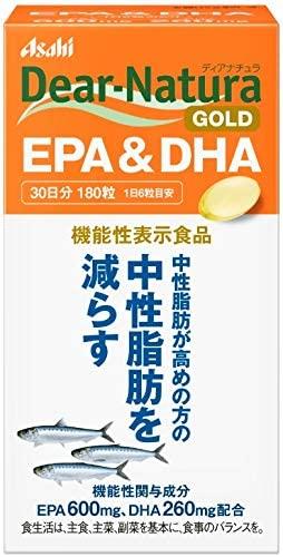 Asahi Dear-Natura Gold EPA (600 мг) + DHA (260 мг) риб'ячий жир,  180 капс на 30 днів, фото 1