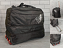 Середня дорожня сумка на коліщатках обсяг 70 літрів з розширенням 90 літрів NF-136, фото 2