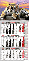 Календарь настенный квартальный на 2022 г. 1 спираль, 22-08