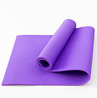 Коврик для фитнеса, йоги и спорта (каремат, мат спортивный) FitUp Lite 8мм (F-00011) Фиолетовый