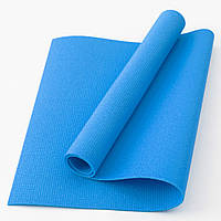 Коврик для фитнеса, йоги и спорта (каремат, мат спортивный) FitUp Lite Mini 8мм (F-00018) Синий