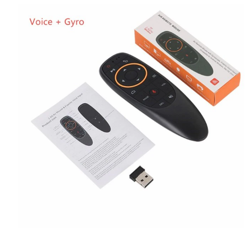 Мишка-пульт Air Mouse G10S з мікрофоном та гіроскопом, для Android приставок TV, ПК, фото 1