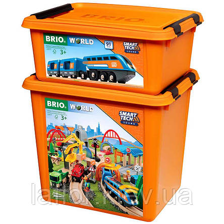 Дитяча залізниця Brio Smart Tech Deluxe, фото 1