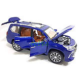 Машинка джип Lexus LX570 моделька іграшка металева колекційна 20 см Синій (59250), фото 5
