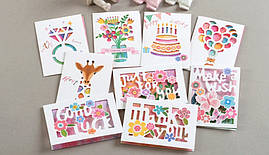 Набір міні листівок 9х12,5 см (9 шт./пач.)