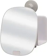 Поличка для душових кабін з регульованим дзеркалом "Easystore" 15.5х13х21см з пластику Joseph Joseph