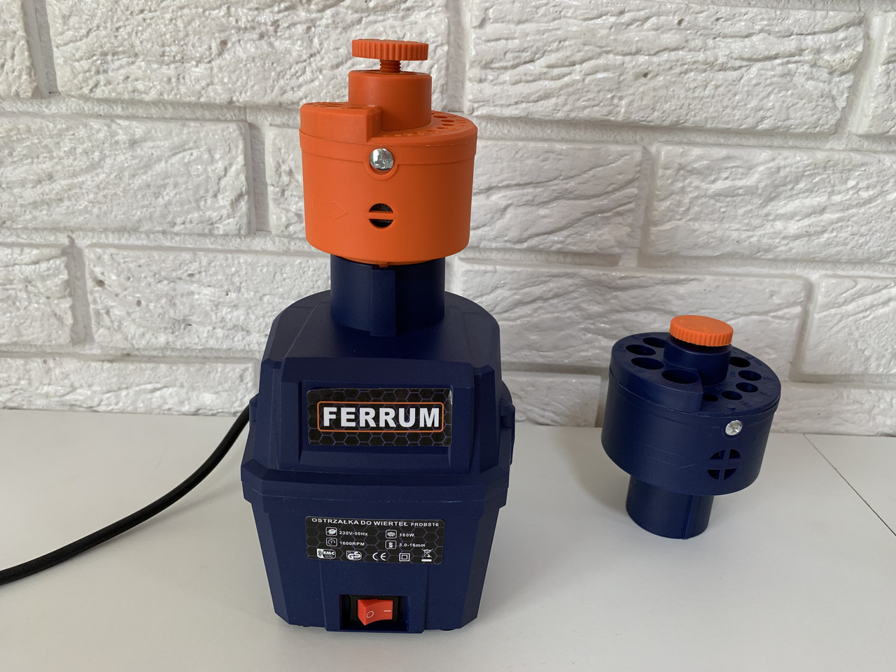 Заточування свердел FERRUM FRDBS16 : 3-16 мм