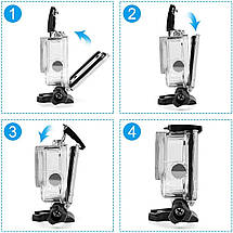 Аквабокс, підводний бокс для екшн камери GoPro Hero 9/10/11/12, фото 4