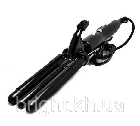 Плойка потрійна професійна Pro Mozer MZ-6621 Керамічне покриття