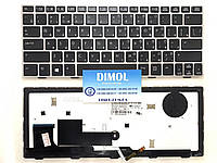 Оригінальна клавіатура для ноутбуків HP Elitebook Revolve 810 G1, 810 G2, 810 G3 series, black, ua, підсвітка