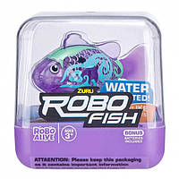 Интерактивная игрушка для ванны ROBO ALIVE - Роборыбка (фиолетовая)