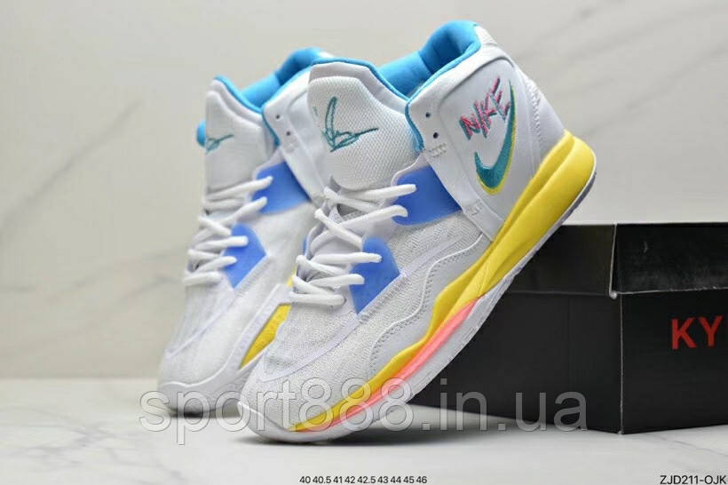 Eur40-46 Баскетбольні кросівки Кайрі 8 Nike Kyrie білі баскетбольні кросівки білі