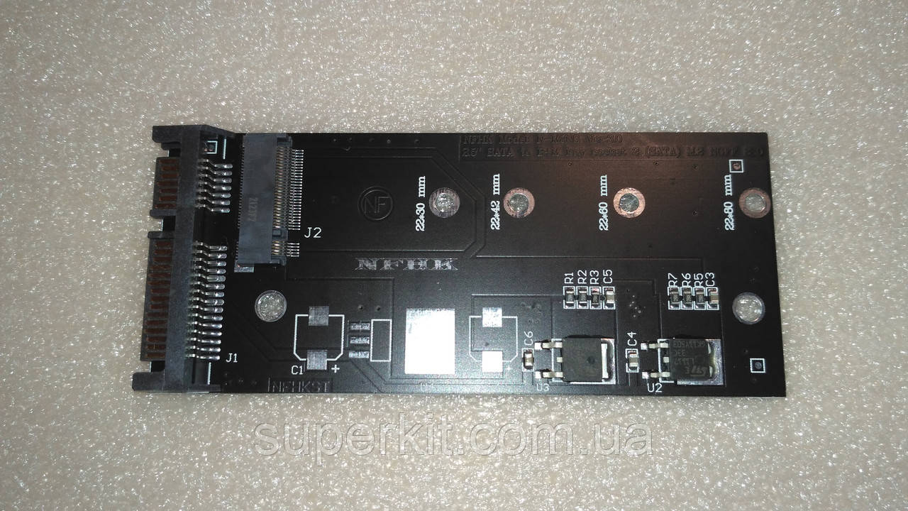 Переходник M.2 ( NGFF key B и B+M ) SSD to -> SATA