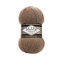 Турецкая пряжа для вязания Alize SUPERLANA KLASİK (Суперлана классик) 25% шерсти 466 коричневый