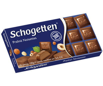 Шоколад Schogetten 100гр. Германия praline - фото 1 - id-p230127996