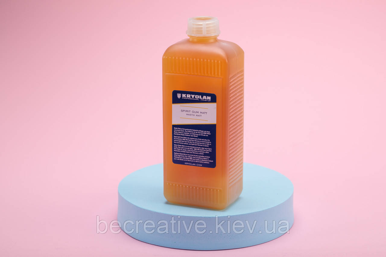 Матовий гримерний клей Kryolan SPIRIT GUM MATT, 500 мл
