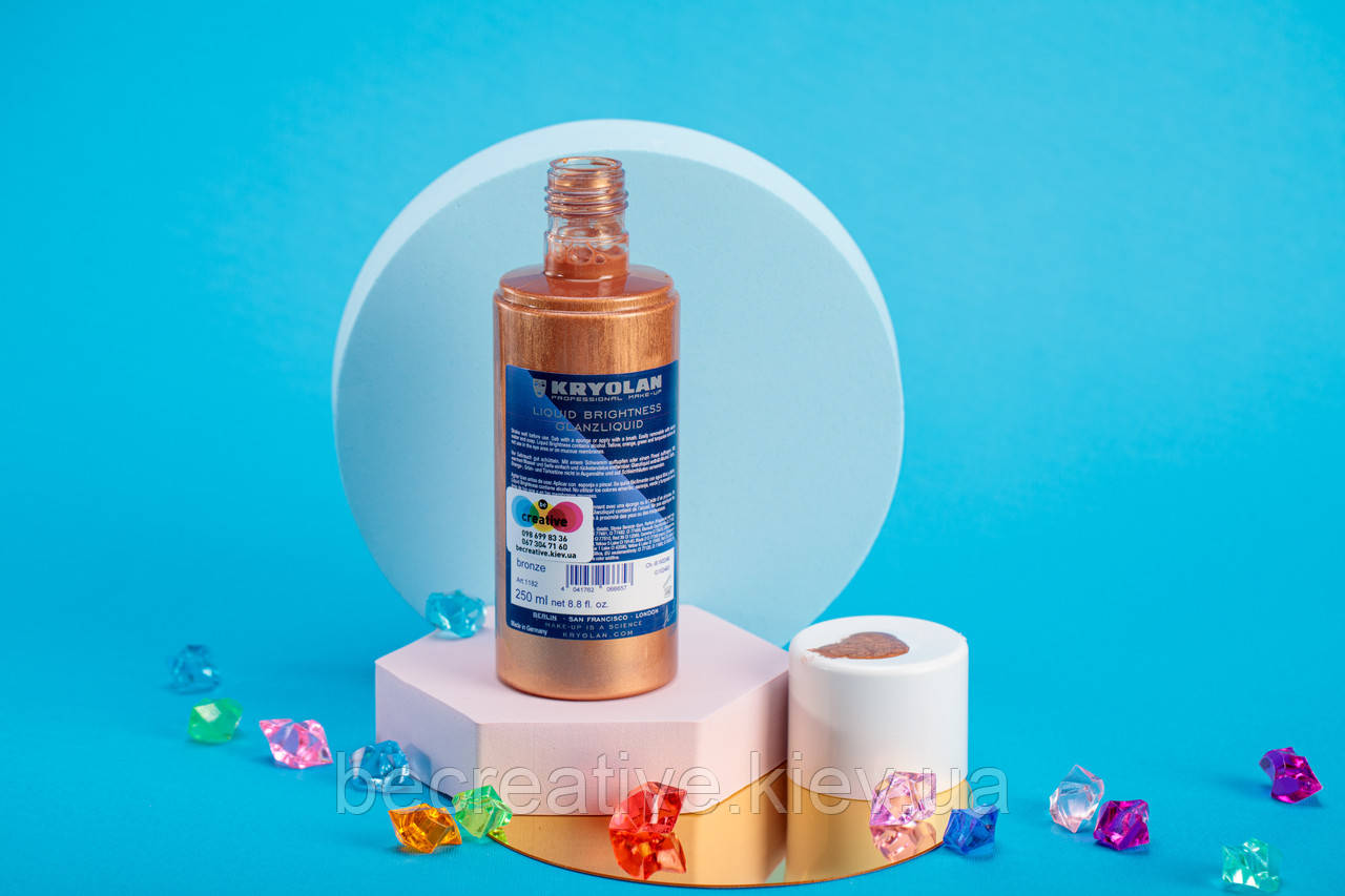 Бронзовий аквагрим в рідкому вигляді GLANZLIQUID, 250 мл