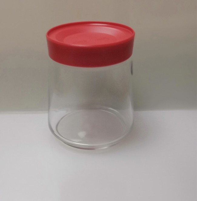 Набір банок Luminarc Jar SWING з червоною кришкою для сипучих 3шт (Q6641)
