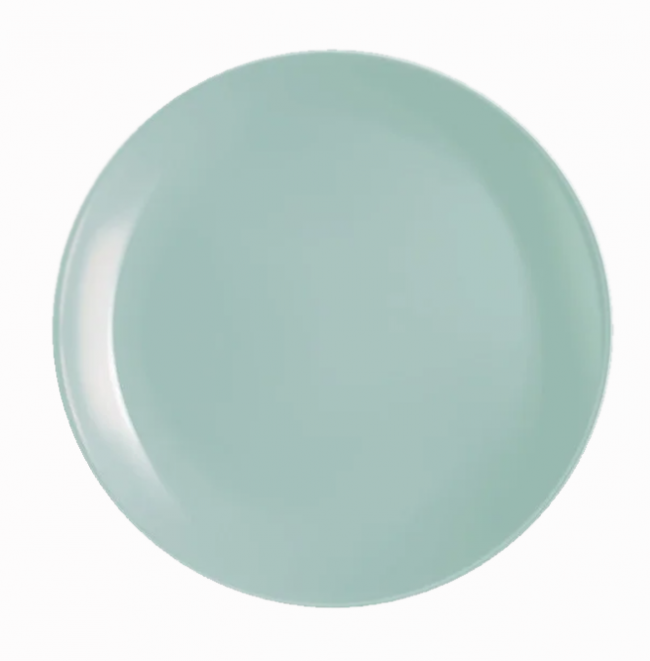 Тарілка обідня бірюзова Diwali Light Turquoise 250мм Luminarc (P2611)