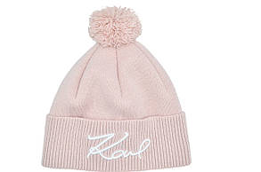 Шапка з помпоном Flexfit Karl 53-57 см светло-розовая (F-0918-440), фото 3