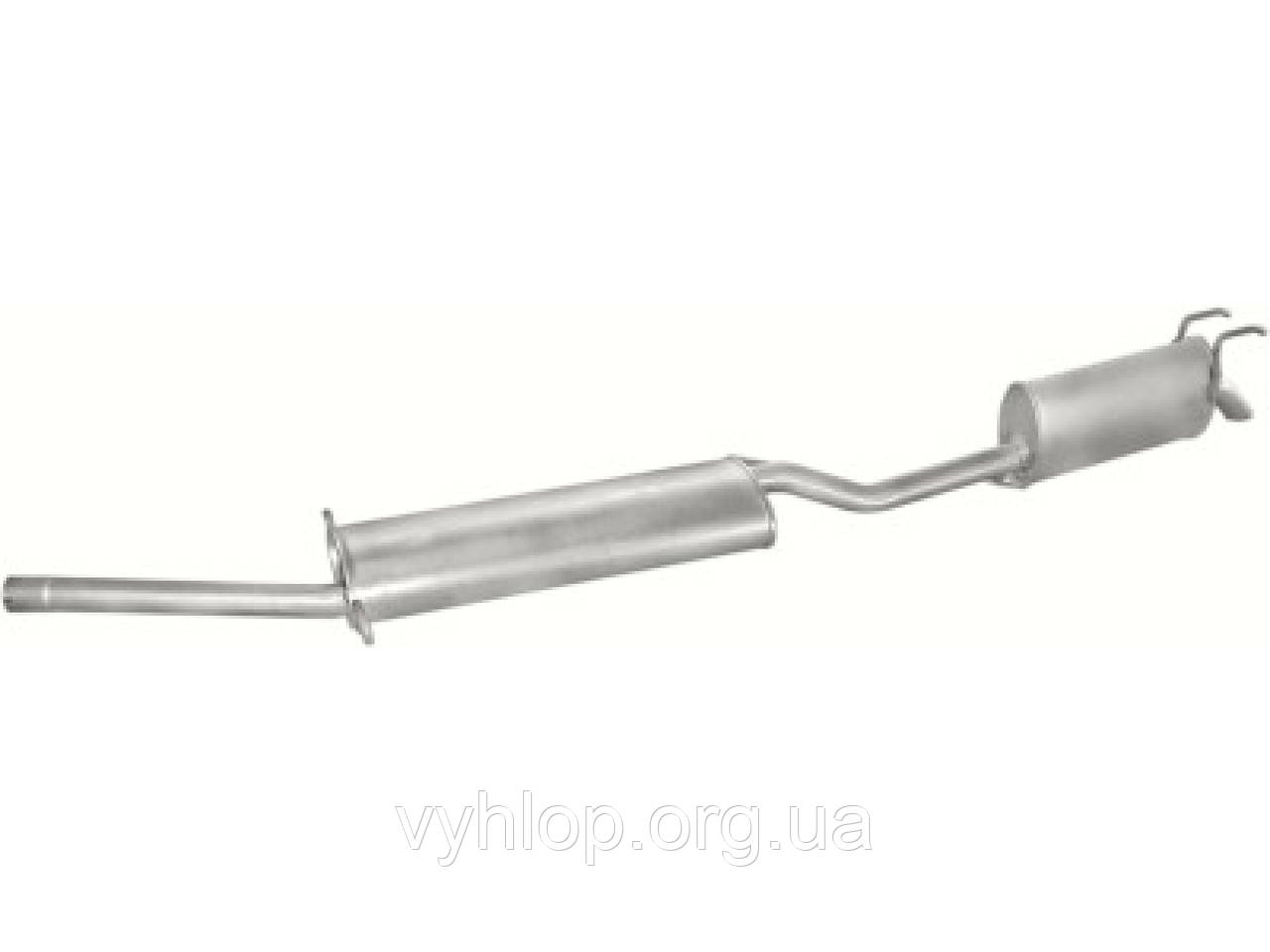 Система Фіат Мултипла (Fiat Multipla) 1.9 JTD 08/98 -08/00 (07.462) Polmostrow алюминизированный