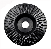 Шліфувальний обдирочний диск по дереву "Альфа диск" 125 мм для КШМ