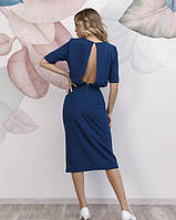 Платье стильное классическое миди длины Платья, Аcme of Perfection, Комбинированный трикотаж, XL, 50, 65% S, S, 44 L, L, 48