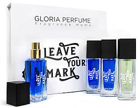 Набір чоловічих міні-парфумів Gloria Perfume LEAVE YOUR MARK 4*15 ML (200-201-219-208)