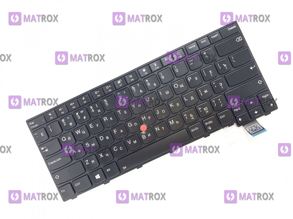 Оригінальна клавіатура для ноутбука Lenovo ThinkPad T460P, T470P series, black, підсвітка