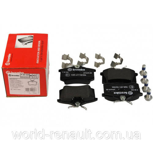 BREMBO P85020 — Комплект задніх гальмівних колодок Рено Меган 3, Рено Флюенс