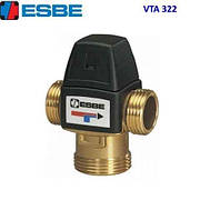 Триходовий змішувальний клапан Esbe VTA322 G1" 20-43 °C kvs 1.6
