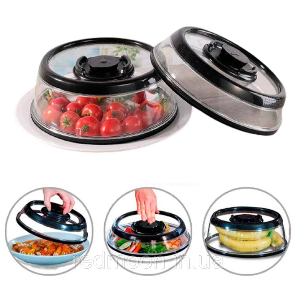 Вакуумна кришка для харчових продуктів, 24 см, Guineabers Stay Fresh Longer / Кришка вакуумна, фото 1