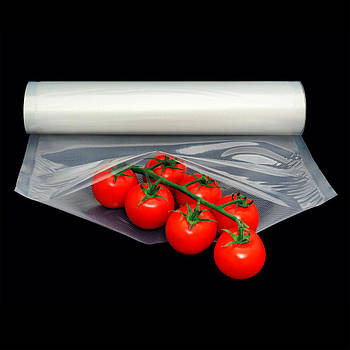 Вакуумні пакети 5 м х 25 см, 1 рулон / Пакети для вакуумного пакувальника / Рифлені пакети для вакууматора