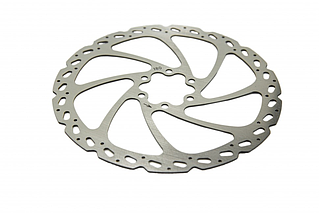 Ротор гальмівний CSC  SPIKE 180мм 6 болтів сріблястий