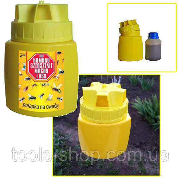 Пастка комах в комплекті з приманкою 200 мл універсальна Rapax, фото 1