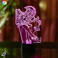 3D нічник GENSHIN IMPACT "Янь Фей" (УВАЛИЧЕННЕ ІЗОБРАЖЕННЯ)+пульт ДК + мережевий адаптер +батарейки 3DTOYSLAMP